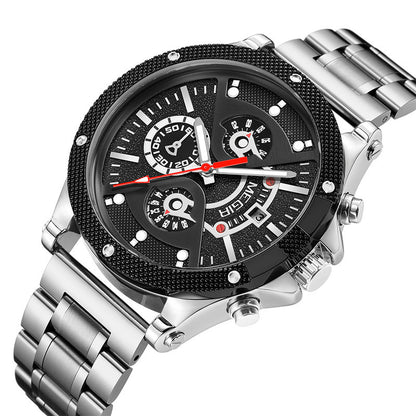 Steel Belt Multifunctional Sports Watch