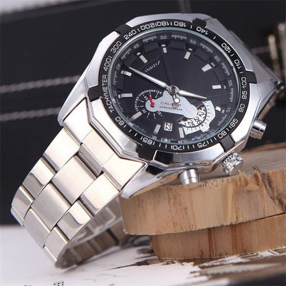 Men's Fashion Automatic Mechanical Watch With Calendar Luminous Waterproof