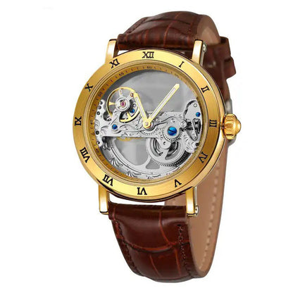 Fashion Double-sided Hollow Movement Automatic Mechanical Watch