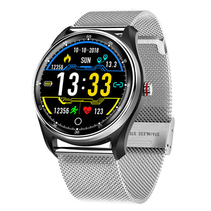 Heying Reloj deportivo con pulsera inteligente para hombre