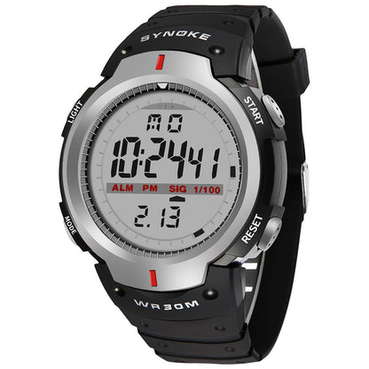 Reloj deportivo de pantalla grande para hombre, resistente al agua, multifuncional, para exteriores y montañismo