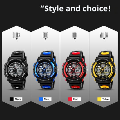 Outdoor Leisure Luminous Multi-functional Waterproof Electronic Watch