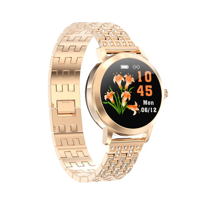 Smart Watch Round Bluetooth Paired Pedometer Heart Rate