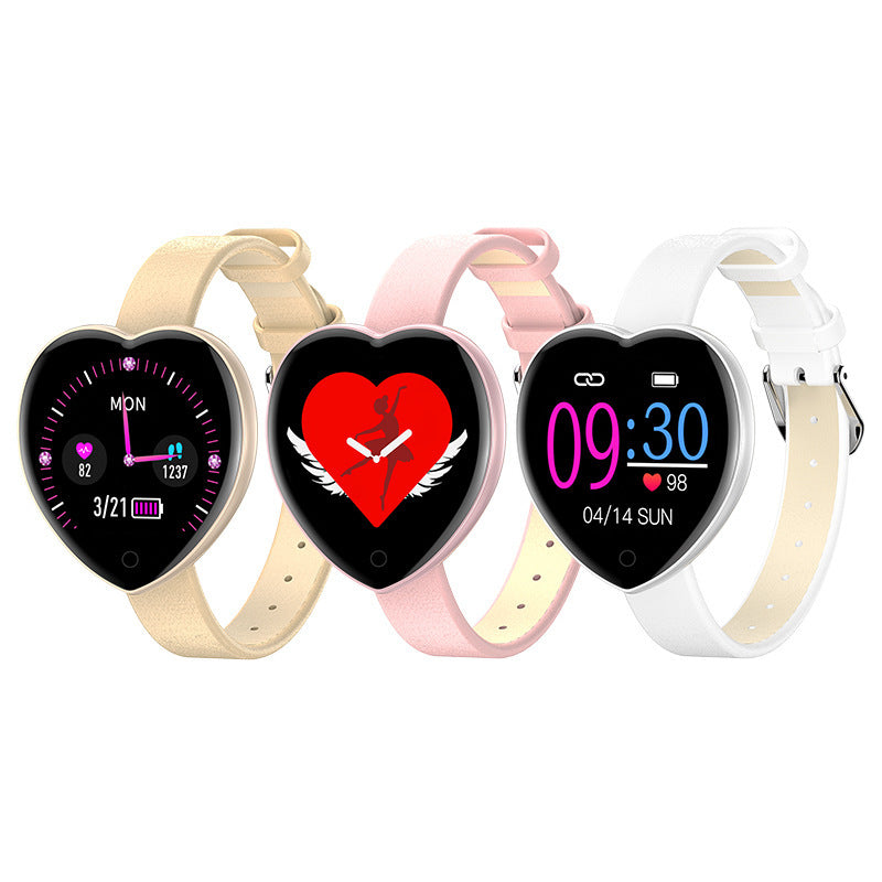 Heart Rate Blood Pressure Health Monitoring Smart Message Reminder Fashion Women's Watch