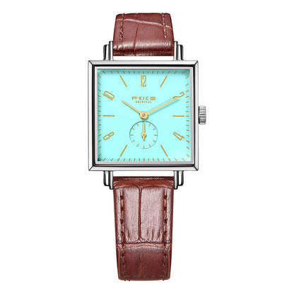 Men's And Women's Fashion Simple Square Quartz Watch