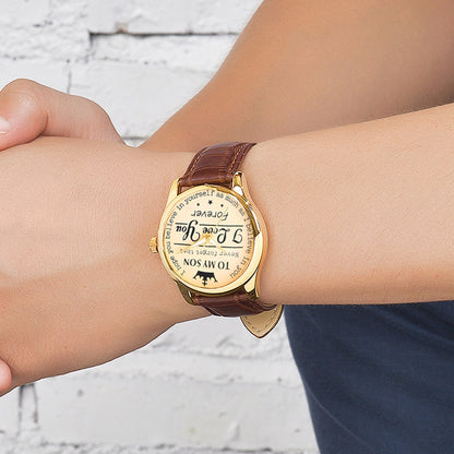 Nuevo reloj de cuarzo con cinturón clásico retro para hombre y mujer