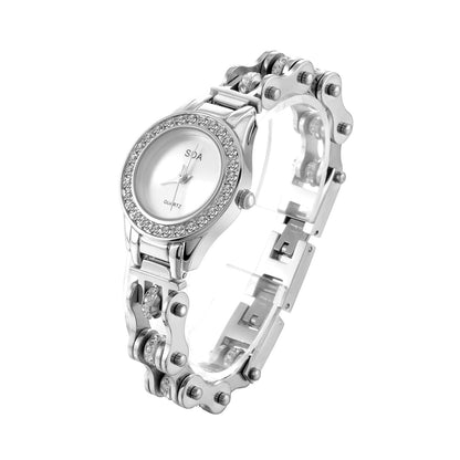 Creative Women's Bicycle Chain Quartz Watch