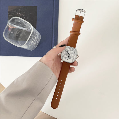 Reloj de mujer Leisure Milk Sugar Square