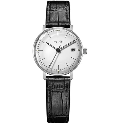 Reloj Flyke a la moda Simple resistente al agua, reloj de cuarzo ultrafino con movimiento japonés para mujer, reloj de cuarzo para mujer, comercio exterior Amazon