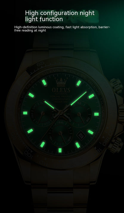 Luminous Waterproof Multifunctional Men's Watch