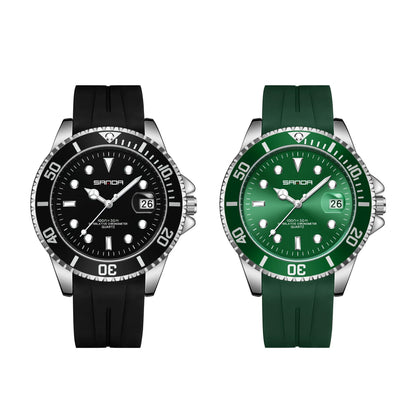 Men's Fashion Quartz Silicone Watch