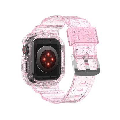 Reloj con correa transparente integrada Glaciar