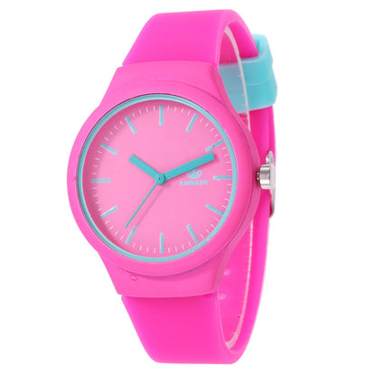 Reloj de silicona de moda para mujer