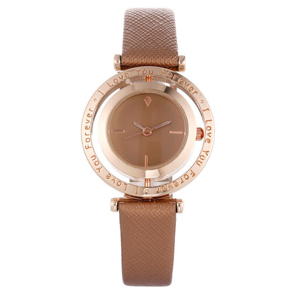 Women's Fashion Rotatable Dial Quartz Watch