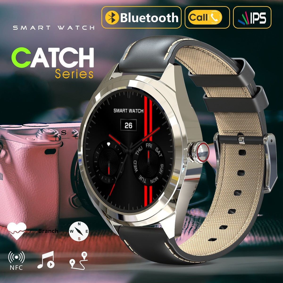 New 153-inch HD Large Screen With Heart Rate Sleep Sports S82i Smart Watch