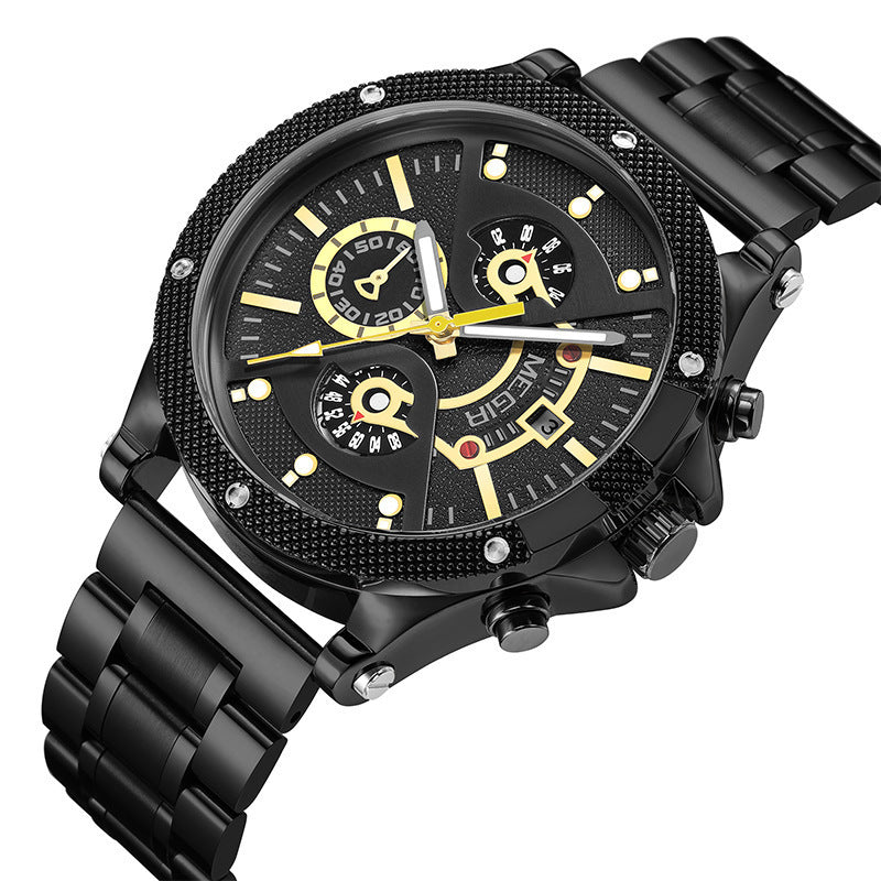 Steel Belt Multifunctional Sports Watch