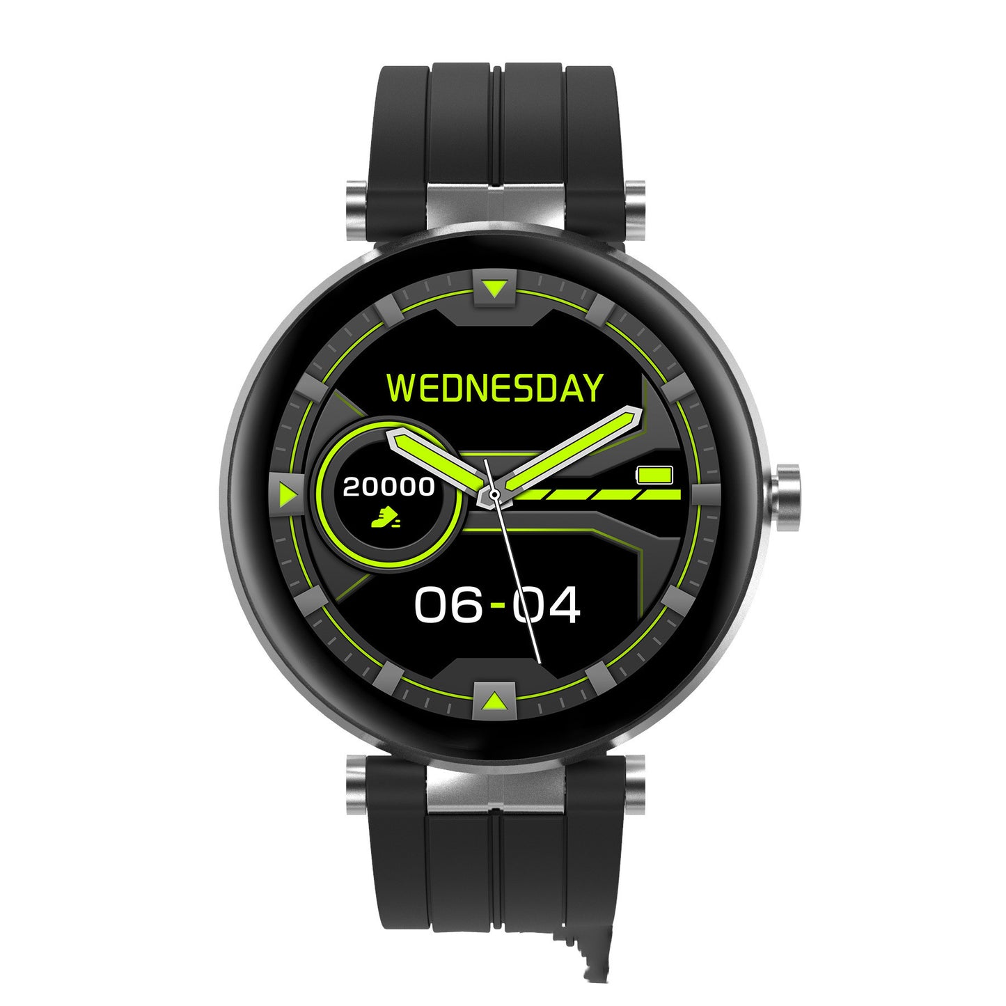 Reloj inteligente pulsera de presión arterial deportes monitoreo del ritmo cardíaco podómetro impermeable