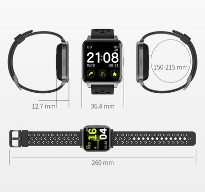 Smart Full Touch Screen Heart Rate Monitoring Sports Watch