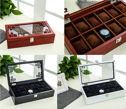 Dressing Box Wooden Creative Simple Retro Watch Storage Box