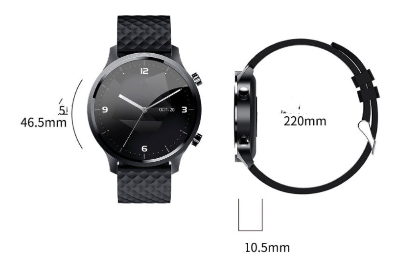 Reloj de pulsera inteligente P30 con monitorización del ritmo cardíaco y memoria grande de alta definición de 1,32 pulgadas