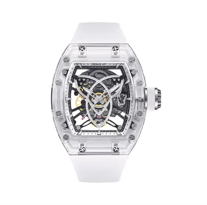 CRONUSART Obsidian Black Luxury Automatic Mechanical Watch